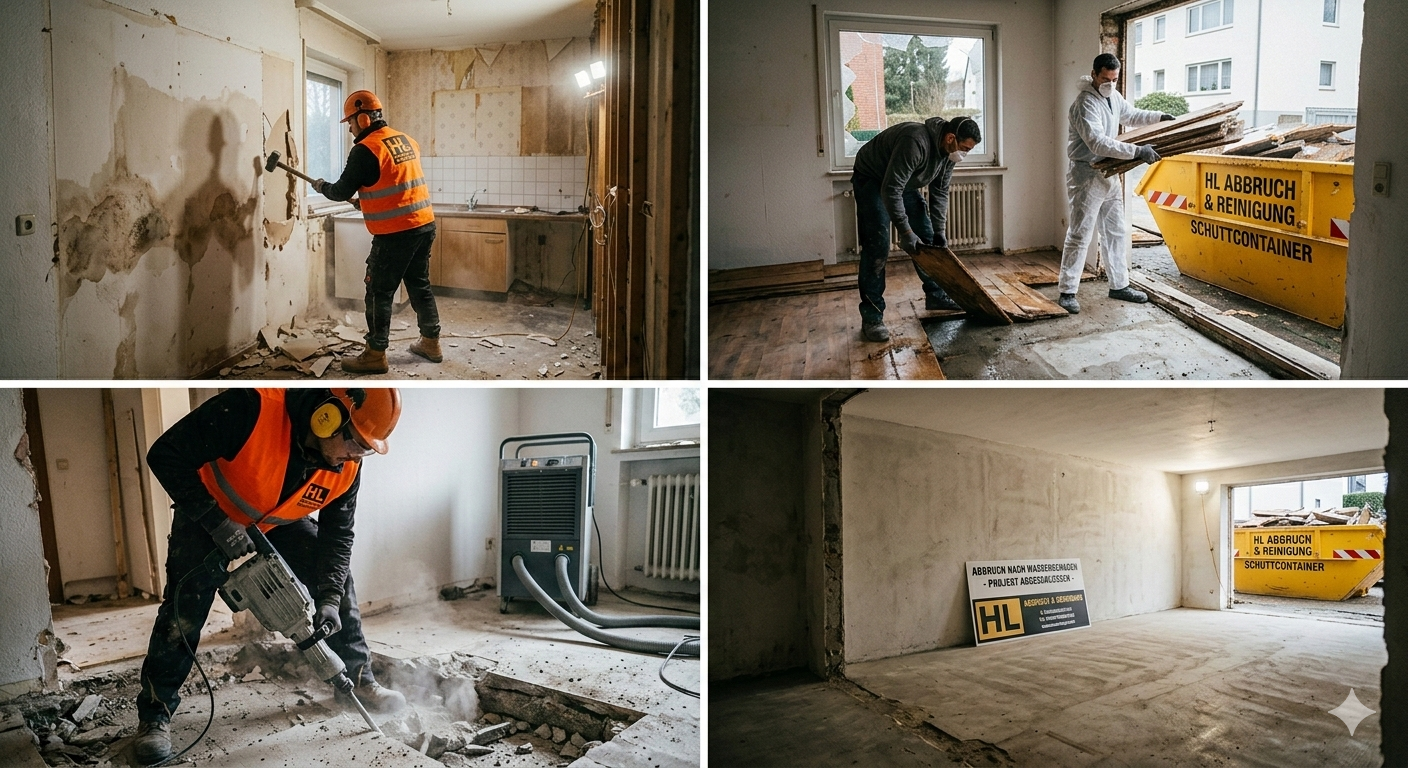 Abbruch nach Wasserschaden